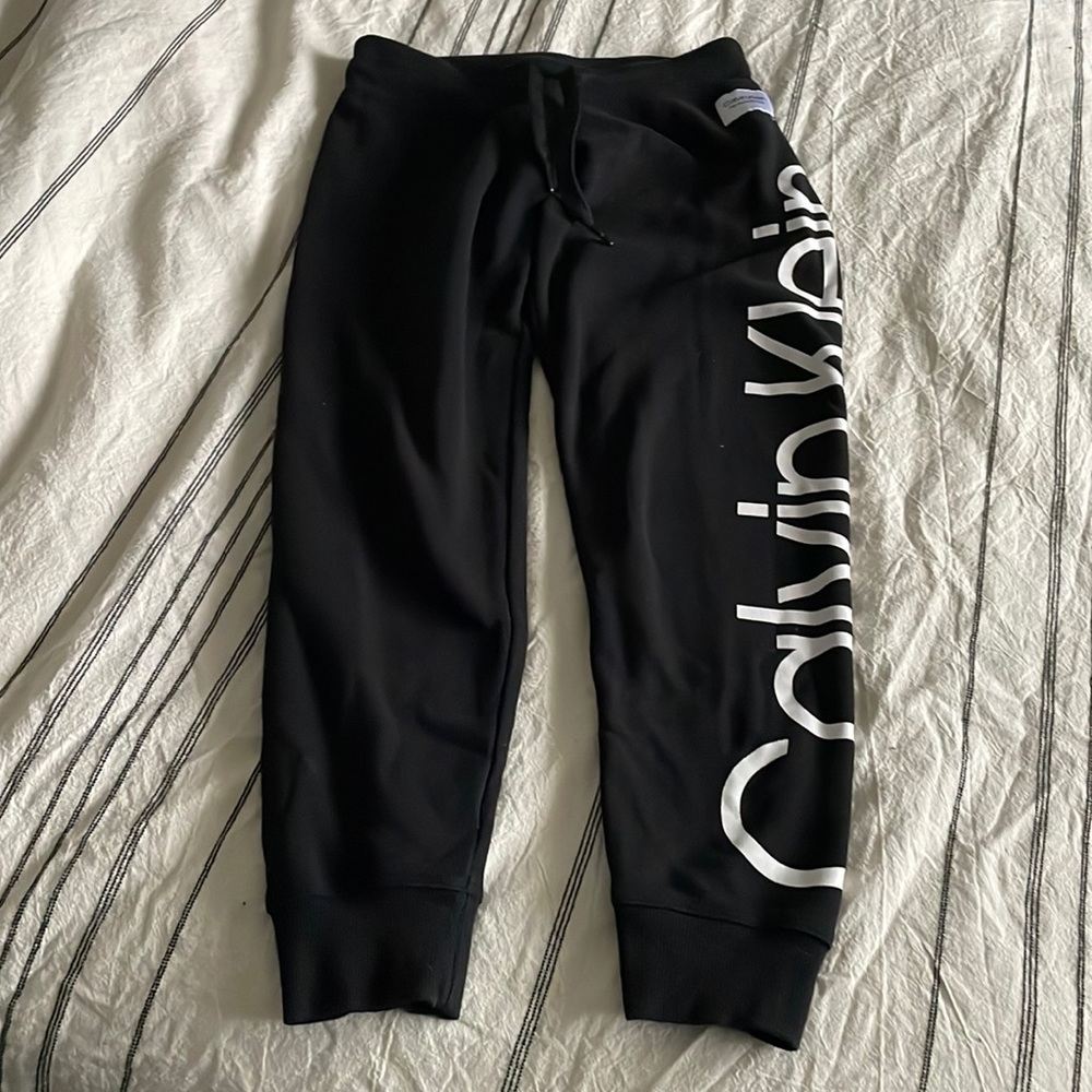 XS black Calvin Klein joggers